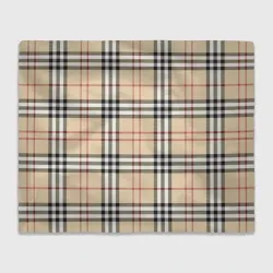 Плед 3D клетчатый принт в стиле Burberry