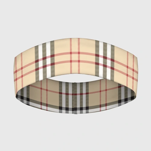 Повязка на голову 3D клетчатый принт в стиле Burberry
