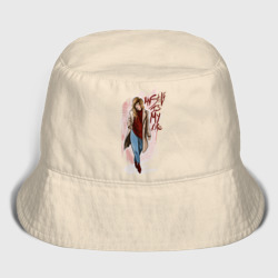 Детская панама хлопок Девушка в шляпе