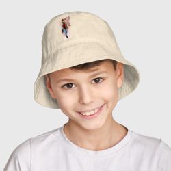 Детская панама хлопок Девушка в шляпе - фото 2