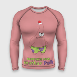 Мужской рашгард 3D Patrick star happy new year mother faka