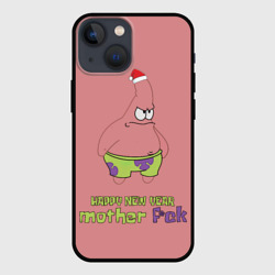 Чехол для iPhone 13 mini Patrick star happy new year mother faka