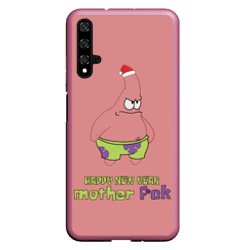 Чехол для Honor 20 Patrick star happy new year mother faka