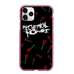 Чехол для iPhone 11 Pro Max матовый My chemical romance розы MCR roses