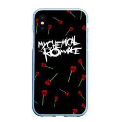 Чехол для iPhone XS Max матовый My chemical romance розы MCR roses