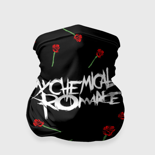 Бандана-труба 3D My chemical romance розы MCR roses, цвет 3D печать