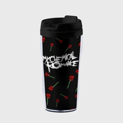Термокружка-непроливайка My chemical romance розы MCR roses