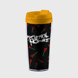 Термокружка-непроливайка My chemical romance розы MCR roses