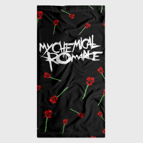 Бандана-труба 3D My chemical romance розы MCR roses, цвет 3D печать - фото 7