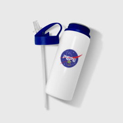 Бутылка для воды с трубочкой Pepe space NASA - фото 2
