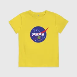 Детская футболка хлопок Pepe space NASA