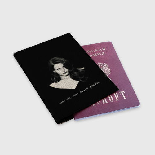 Обложка для паспорта матовая кожа Black beauty, цвет пыльно-розовый - фото 3