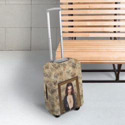 Чехол для чемодана 3D Домиано Давид. Портрет на стене - фото 2