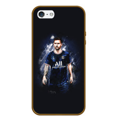 Чехол для iPhone 5/5S матовый Lionel Messi Paris Saint-Germain