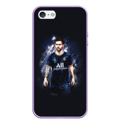 Чехол для iPhone 5/5S матовый Lionel Messi Paris Saint-Germain