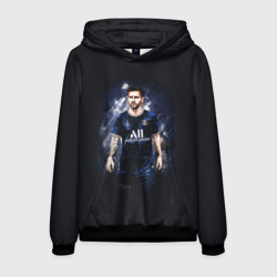 Мужская толстовка 3D Lionel Messi Paris Saint-Germain