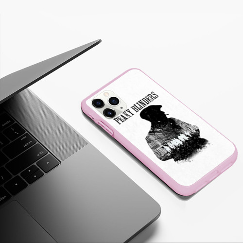 Чехол для iPhone 11 Pro Max матовый Thomas Shelby Peaky Blinders, цвет розовый - фото 5