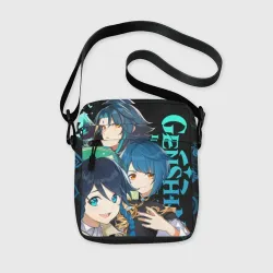 Сумка через плечо 3D Genshin Impact: Венти, Син Цю, Сяо