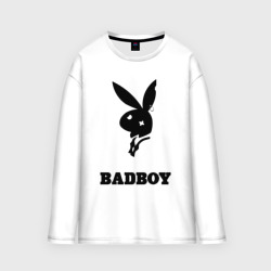 Мужской лонгслив oversize хлопок Bad boy Playboy