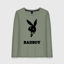 Женский лонгслив хлопок Bad boy Playboy