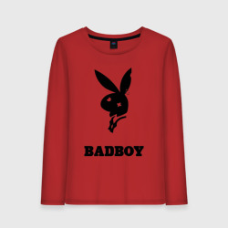 Женский лонгслив хлопок Bad boy Playboy