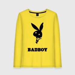 Женский лонгслив хлопок Bad boy Playboy