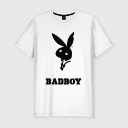 Мужская футболка хлопок Slim Bad boy Playboy