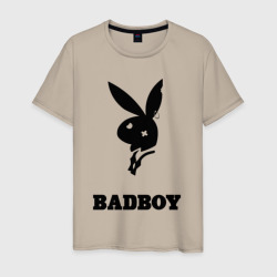 Мужская футболка хлопок Bad boy Playboy