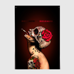 Постер Ведьма с красной розой
