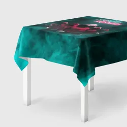 Скатерть 3D Стража в масках игра в кальмара