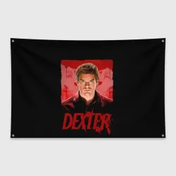 Флаг-баннер Dexter Декстер портрет постер