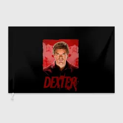 Флаг 3D Dexter Декстер портрет постер