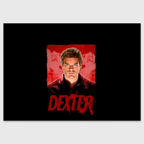 Поздравительная открытка Dexter Декстер портрет постер