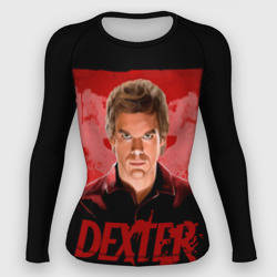 Женский рашгард 3D Dexter Декстер портрет постер