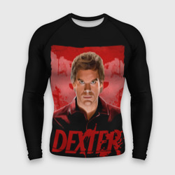 Мужской рашгард 3D Dexter Декстер портрет постер