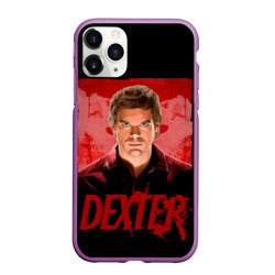 Чехол для iPhone 11 Pro Max матовый Dexter Декстер портрет постер