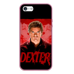 Чехол для iPhone 5/5S матовый Dexter Декстер портрет постер