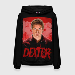 Женская толстовка 3D Dexter Декстер портрет постер