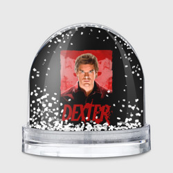 Игрушка Снежный шар Dexter Декстер портрет постер