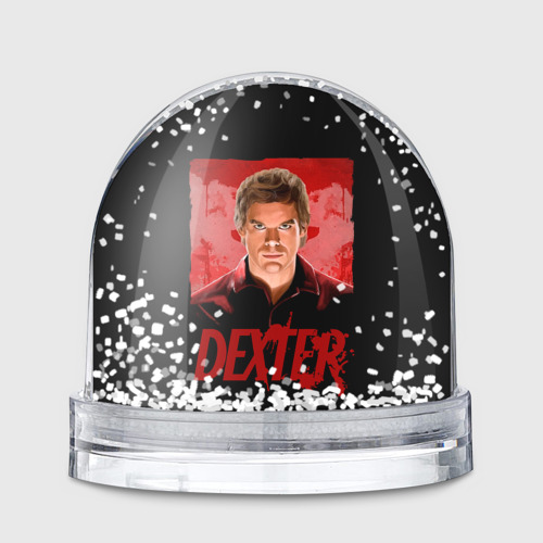 Игрушка Снежный шар Dexter Декстер портрет постер