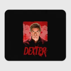 Прямоугольный коврик для мышки Dexter Декстер портрет постер