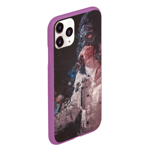 Чехол для iPhone 11 Pro Max матовый Paul de Technoir, цвет фиолетовый - фото 3