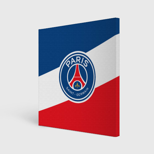 Холст квадратный Paris Saint-Germain FC, цвет 3D печать