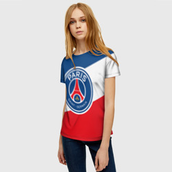 Женская футболка 3D Paris Saint-Germain FC - фото 2