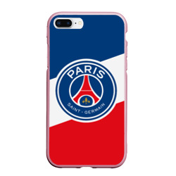 Чехол для iPhone 7Plus/8 Plus матовый Paris Saint-Germain FC