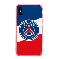 Чехол для iPhone XS Max матовый Paris Saint-Germain FC