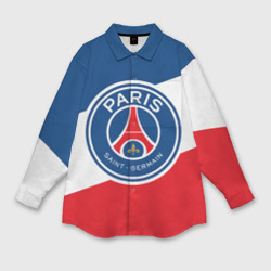 Мужская рубашка oversize 3D Paris Saint-Germain FC