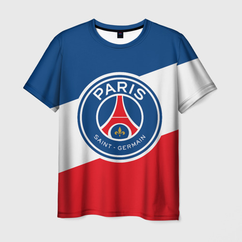 Мужская футболка 3D Paris Saint-Germain FC, цвет 3D печать