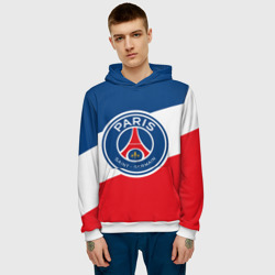 Мужская толстовка 3D Paris Saint-Germain FC - фото 2