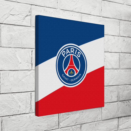 Холст квадратный Paris Saint-Germain FC, цвет 3D печать - фото 3